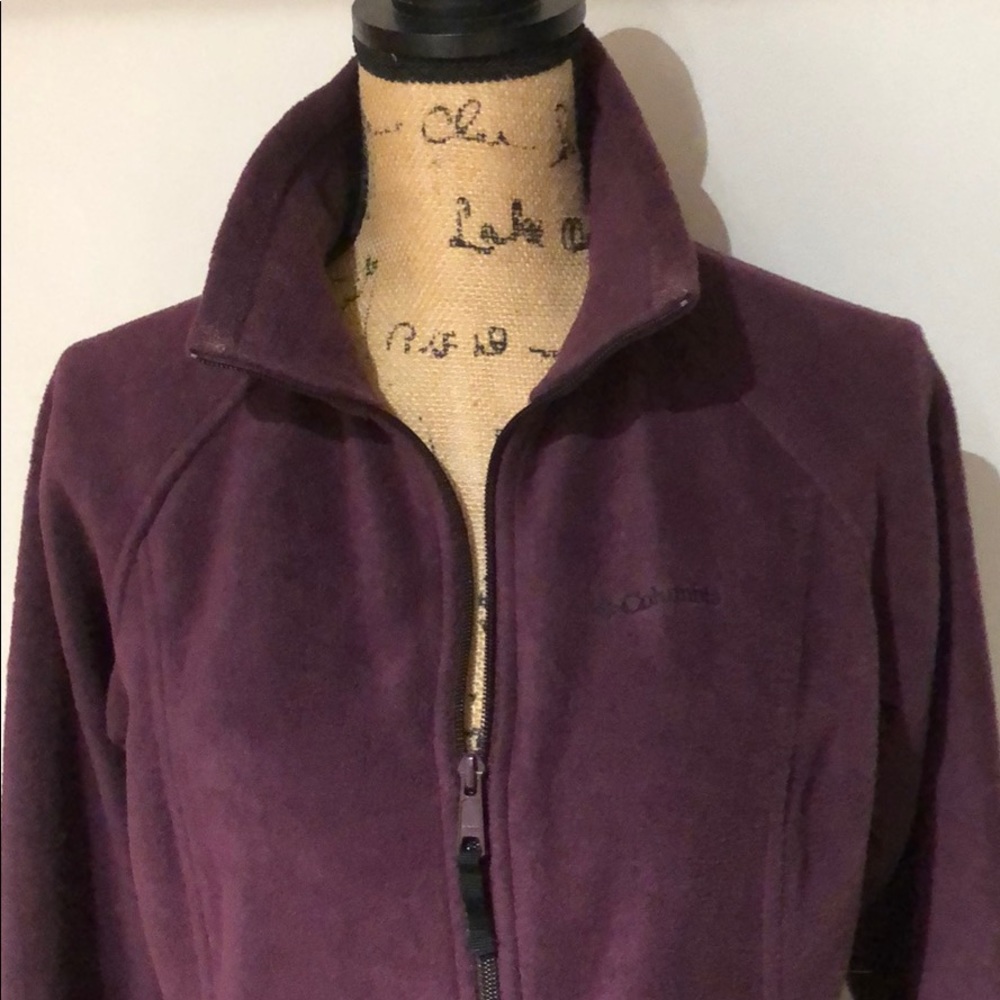 COLUMBIA FLEECE ZIP UP JACKET